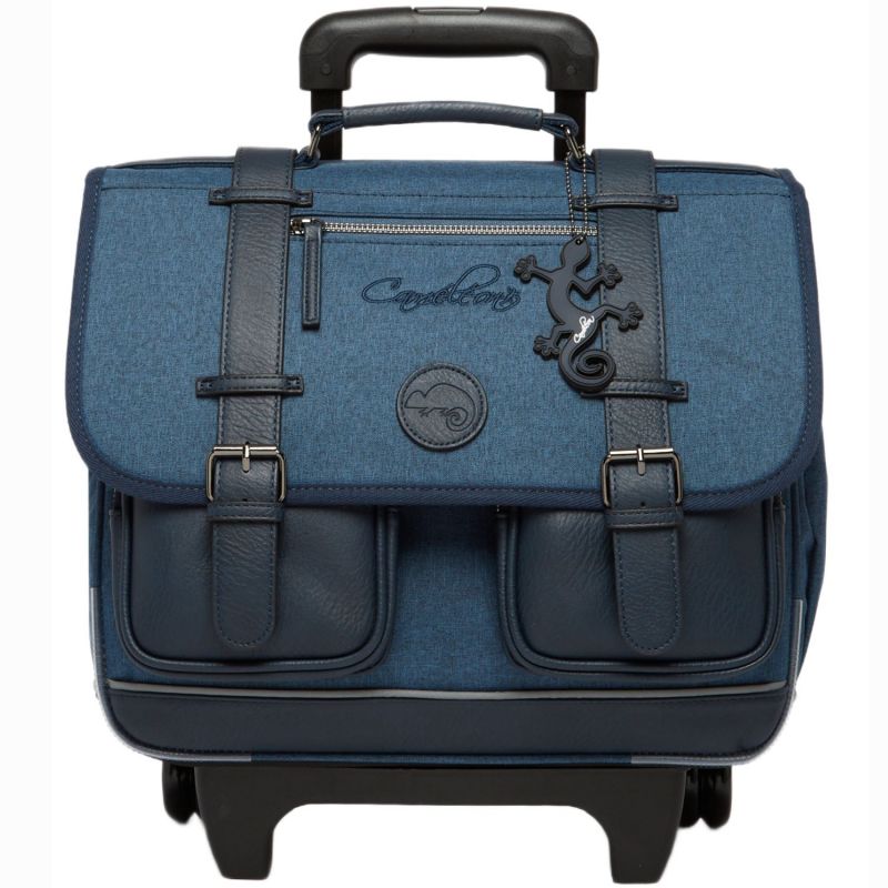 Cartable primaire à roulettes Totaly Navy (38 cm) Caméléon Produit 1
