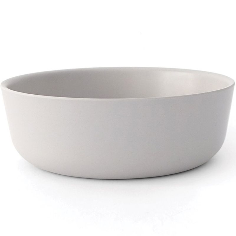 Bol en bambou Bambino gris nuage EKOBO