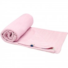 Couverture bébé Powder Pink doublée (75 x 100 cm)  par Snoozebaby