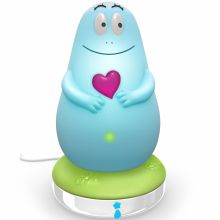 Veilleuse lumilove Barbapapa bleu (sur socle)  par Pabobo