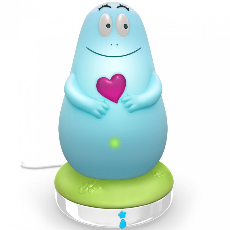 Veilleuse lumilove Barbapapa bleu (sur socle) Pabobo
