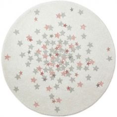 Tapis Rond François Lapin Gris 70 Cm Amadeus