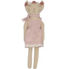 Poupée souple chat Rose (20 cm) - Trois Kilos Sept