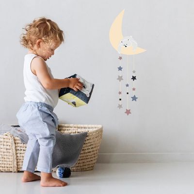 Stickers muraux Just a touch Ours dans la lune Moon Mimi'lou