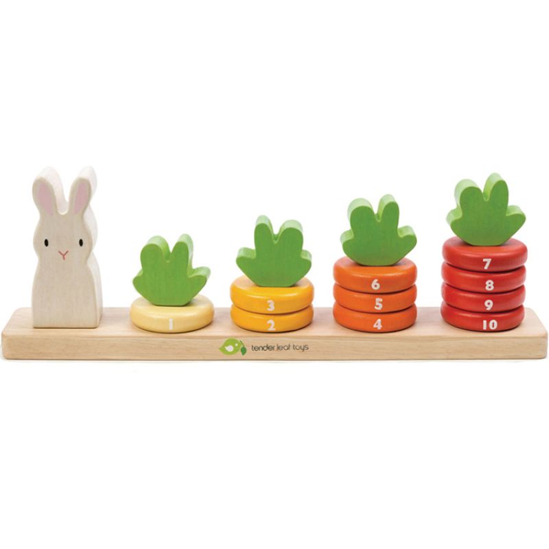 Jeu de comptage carottes en bois Tender Leaf Produit 1 grande taille