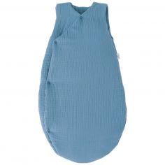Gigoteuse forme kimono double gaze pierre bleue (18-36 mois) - BB & Co