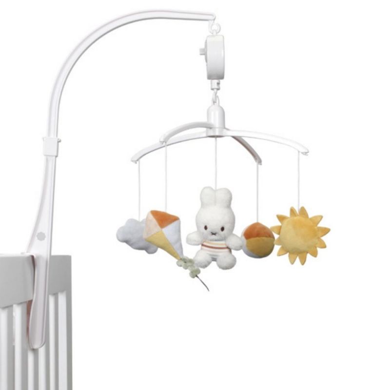Mobile musical lapin Miffy Vintage Sunny Stripes Little Dutch