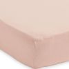 Lot de 2 draps housses en coton Pale Pink (60 x 120 cm)  par Jollein