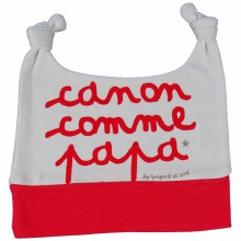 Bonnet Canon comme papa (3-6 mois)  par Gaspard et Zoé