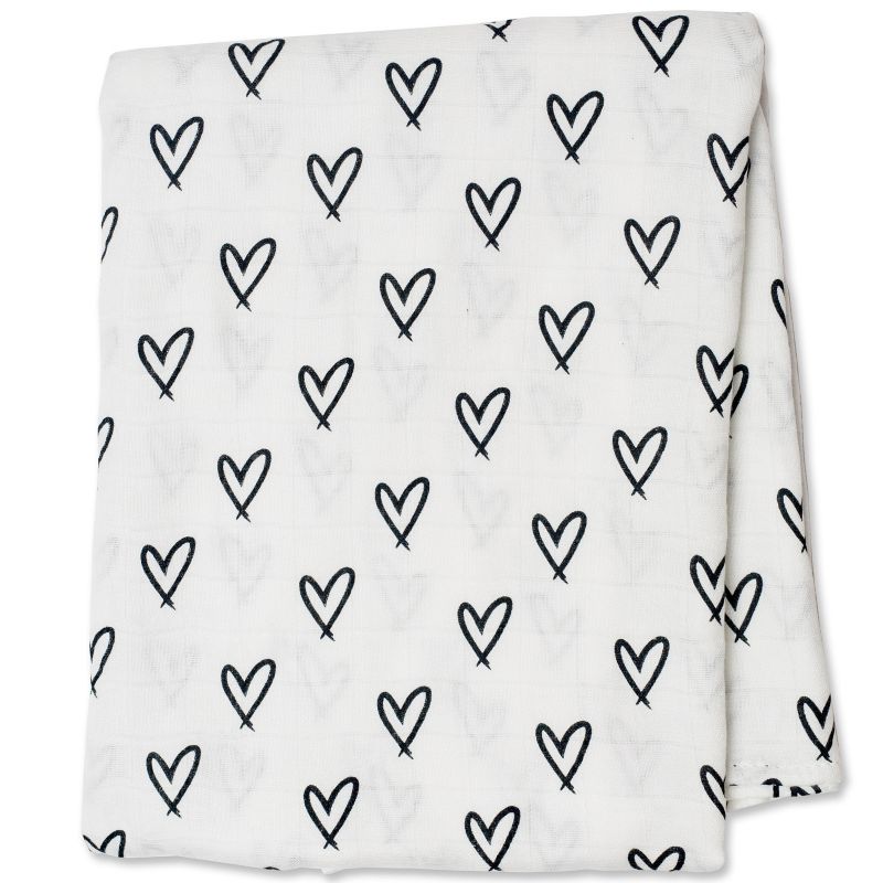 Maxi lange Coeurs (120 x 120 cm) Lulujo