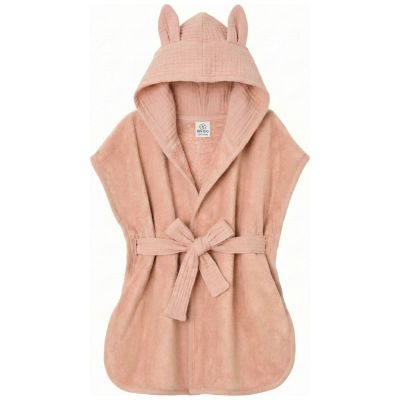 Peignoir bambou et gaze de coton Mocha (0-2 ans) BB & Co