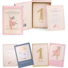 Cartes Mes 12 premiers mois La petite école de danse (30 cartes)