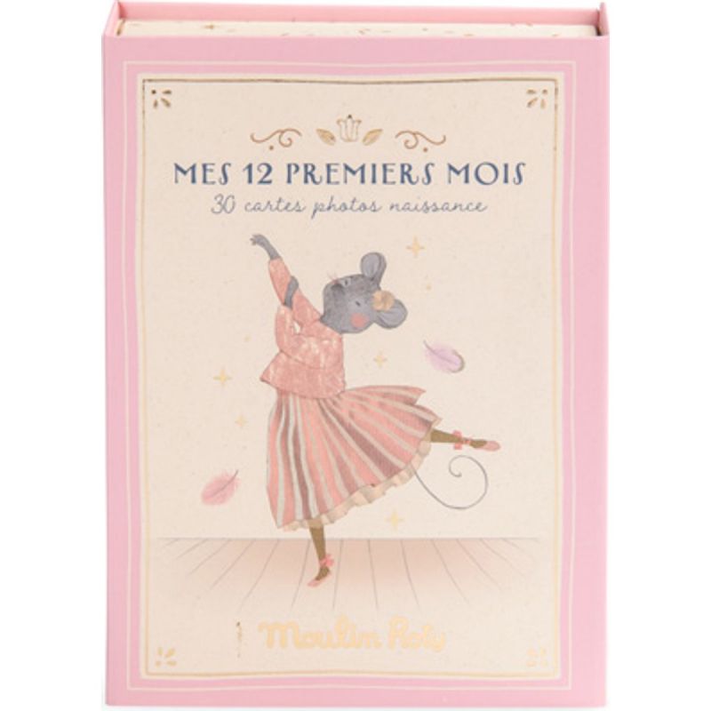 Cartes Mes 12 premiers mois La petite école de danse (30 cartes) Moulin Roty Produit 1 grande taille