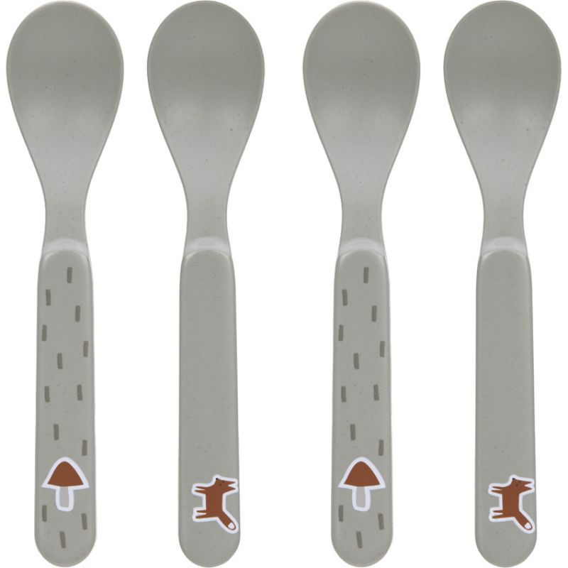 Lot de 4 cuillères Little Forest Renard Lässig