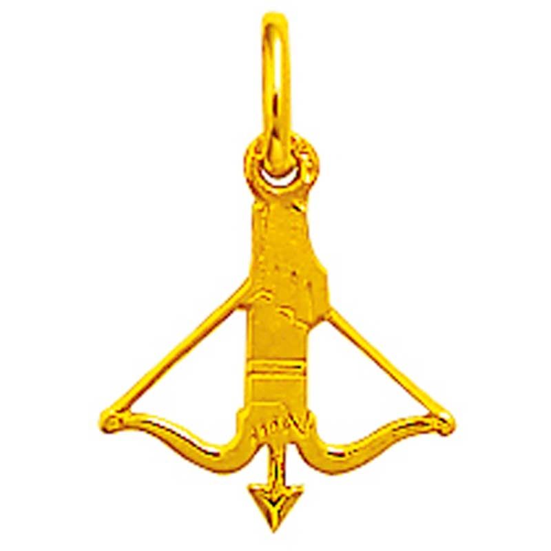 Pendentif breloque Sagittaire (or jaune 750°) Maison Augis