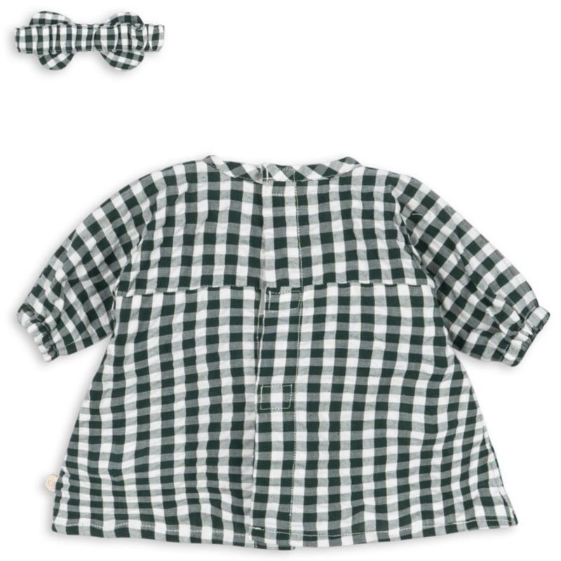 Ensemble de vêtements pour poupée Green check Konges Slojd Produit 2
