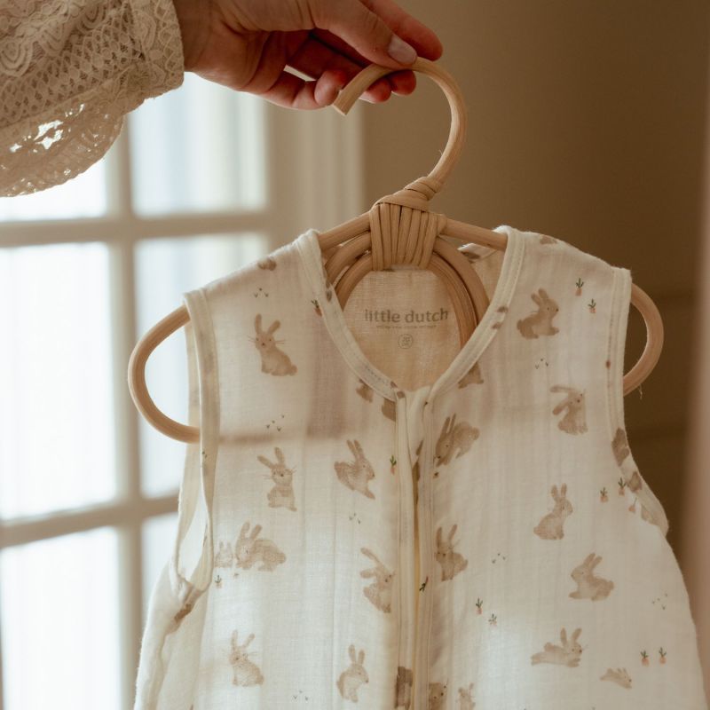 Gigoteuse d'été en gaze de coton Baby Bunny (70 cm) Little Dutch Ambiance 2