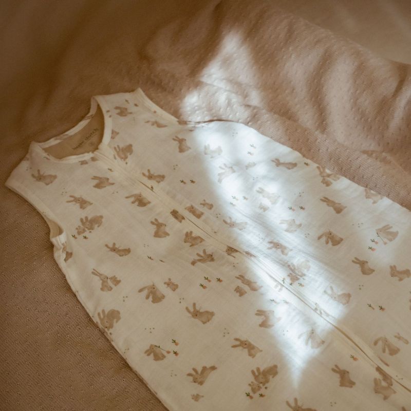 Gigoteuse d'été en gaze de coton Baby Bunny (70 cm) Little Dutch Ambiance 5