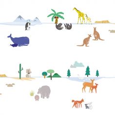 Frise adhésive Autour du monde (5 m)