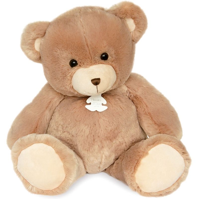 Peluche géante ours Bellydou marron glacé (60 cm) Histoire d'Ours
