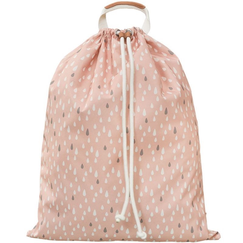 Sac à jouets gouttes rose Fresk