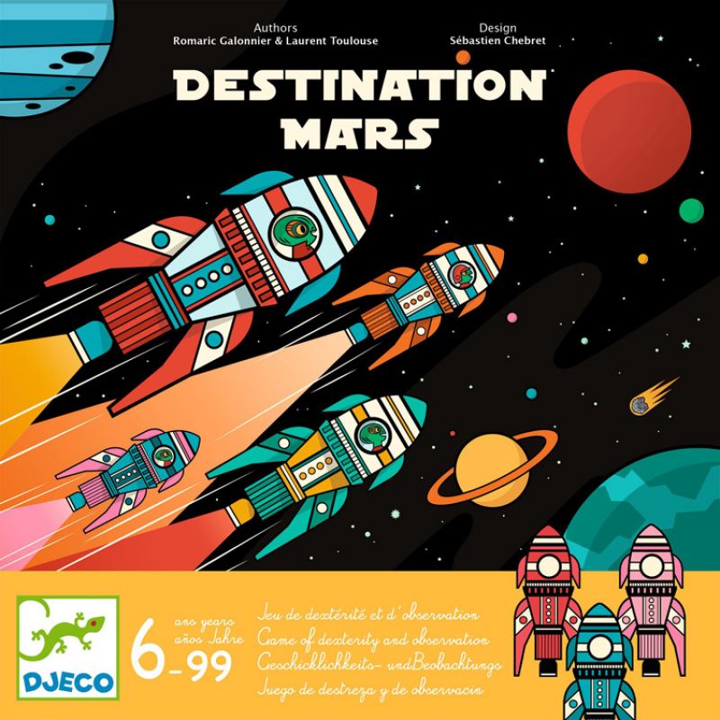 Jeu de dextérité et d'observation Destination Mars Djeco