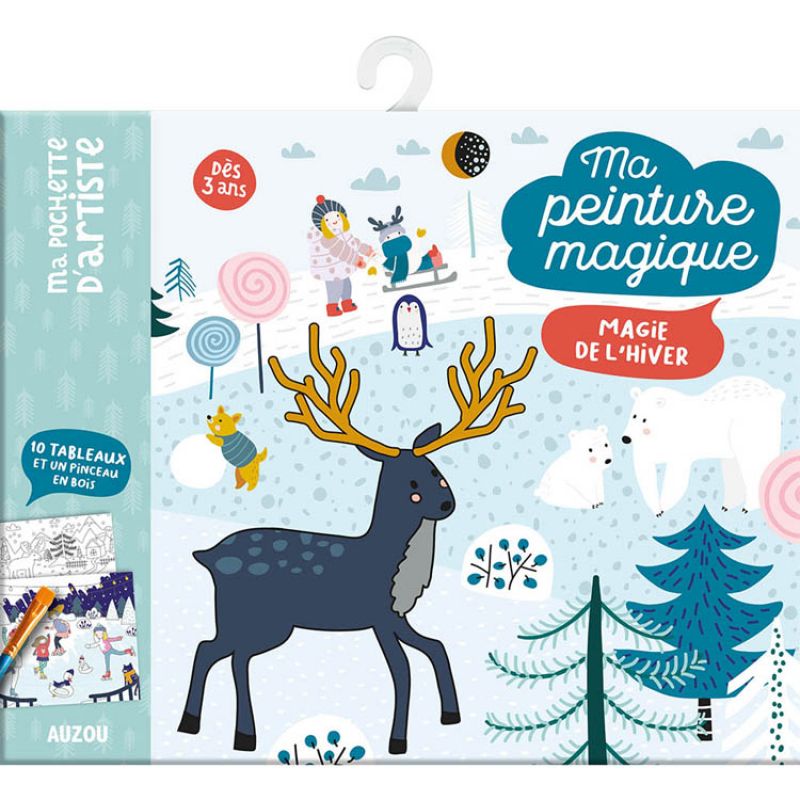 Ma peinture magique Magie de l'hiver Auzou Editions