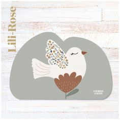 Set de table colombe Lili Rose personnalisable