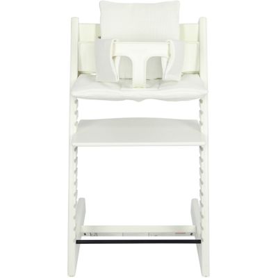 Coussin de chaise haute Tripp Trapp de Stokke Bliss blanc Les Rêves d'Anaïs
