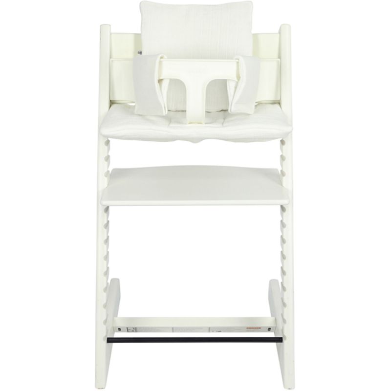 Coussin de chaise haute Tripp Trapp de Stokke Bliss blanc Les Rêves d'Anaïs
