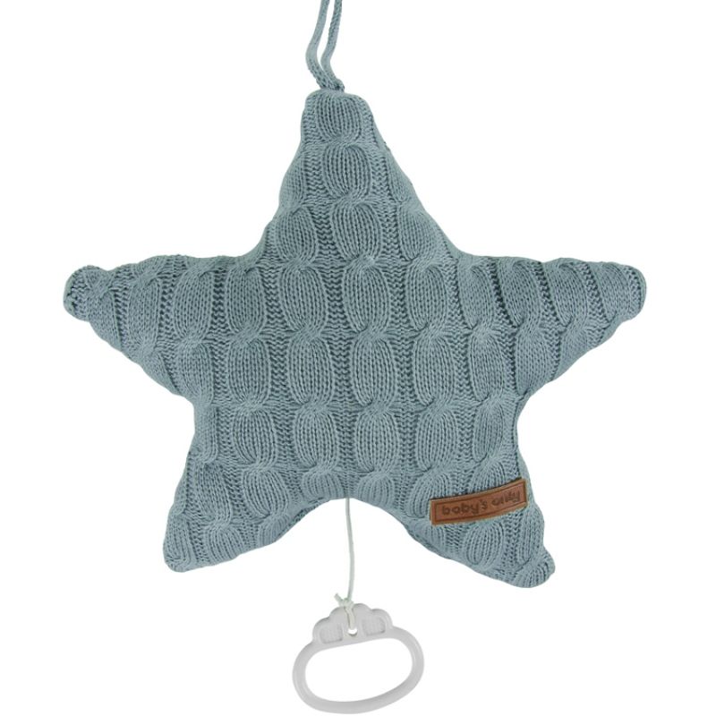Peluche musicale étoile vert d'eau (30 cm) Baby's Only