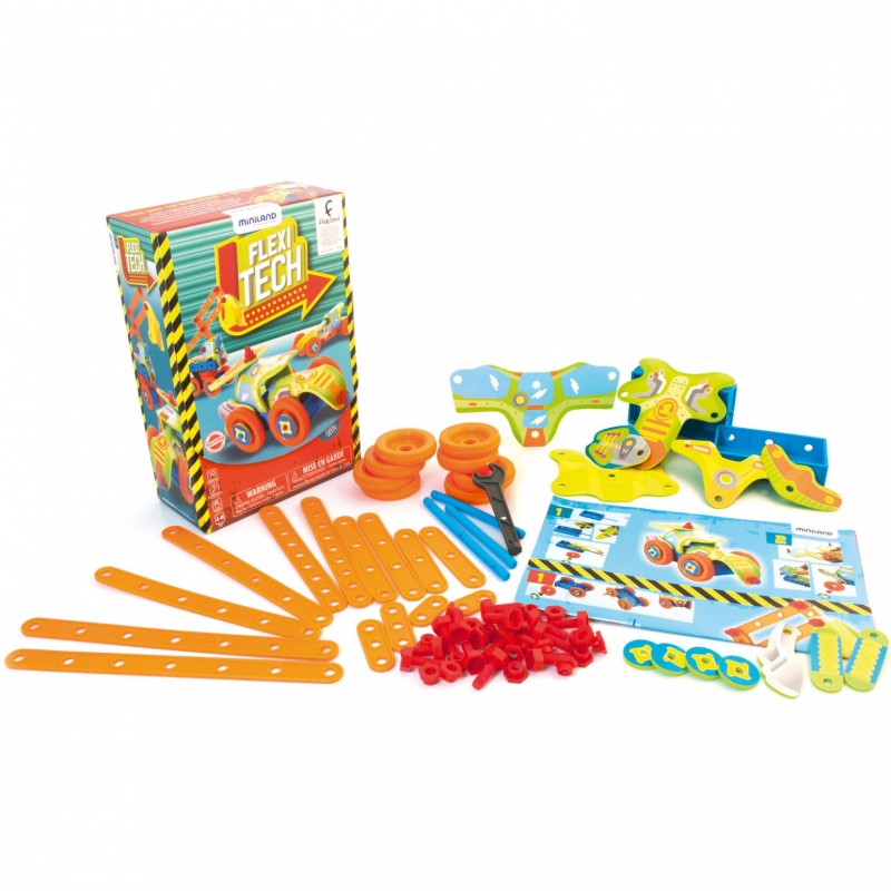 Jeu de construction Flexi Tech Race Car Miniland