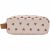 Variation Beige, marron du produit Trousse double compartiment Cœurs Marron de la marque Atelier Wagram