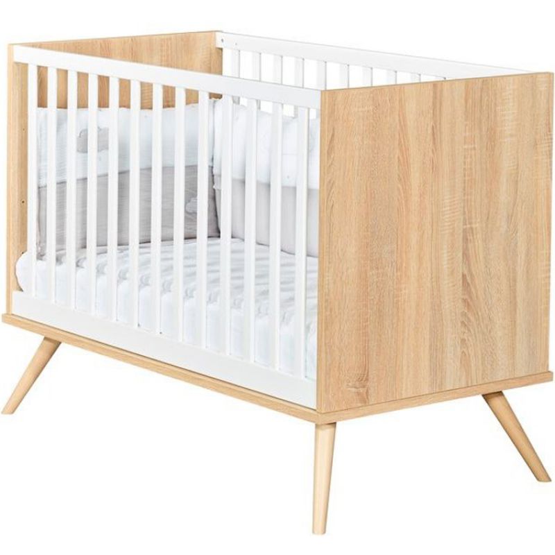 Lit bébé à barreaux Seventies (60 x 120 cm) Sauthon mobilier