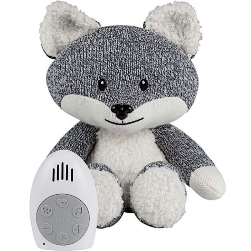 Peluche bruit blanc Robin le renard gris FLOW