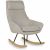 Variation Gris, marron, noir du produit Rocking chair Adulte Nordic Desert de la marque Quax