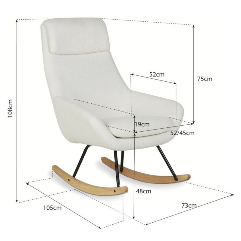 Rocking chair Adulte Nordic Desert Quax Produit 6