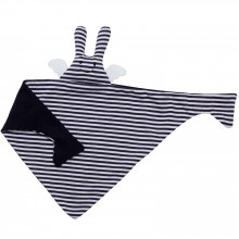 Doudou plat triangle Ange lapin marinière (41 cm)  par Trousselier