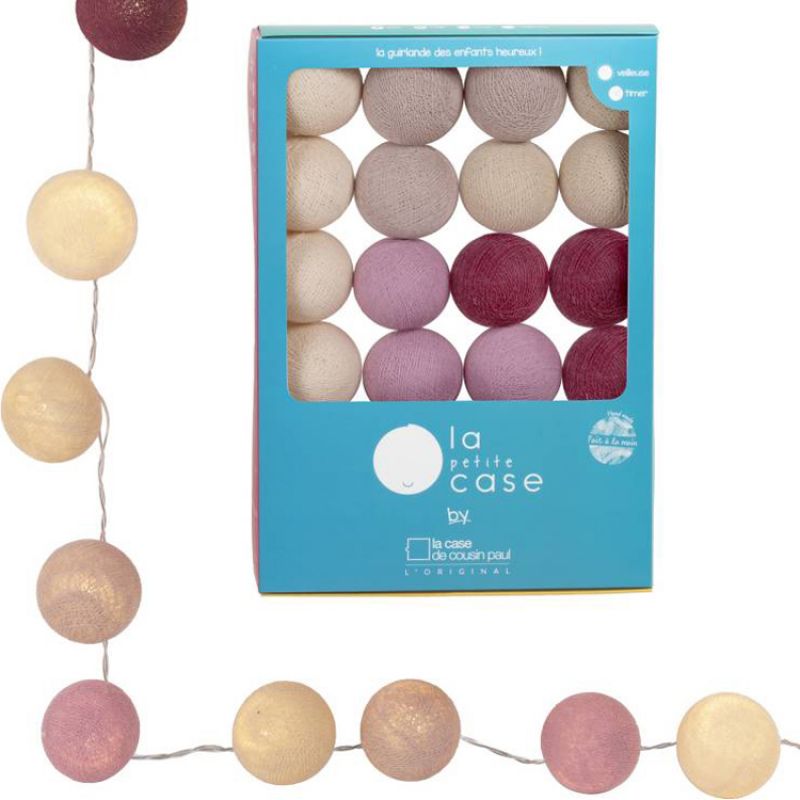 Coffret guirlande veilleuse 16 boules Charlotte La case de cousin paul