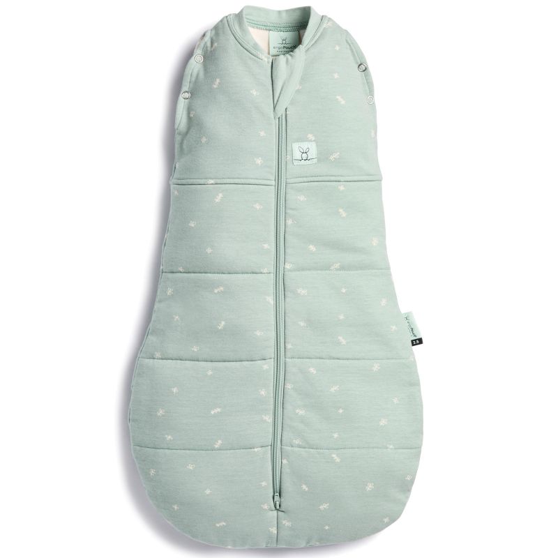 Gigoteuse d'emmaillotage chaude coton bio ErgoCocoon  Sage TOG 2.5 (80 cm) ErgoPouch