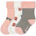 Lot de 3 chaussettes Terry Cerise pêche (taille 12-15) - Lässig