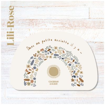 Set de table Rainbow Lili Rose personnalisable