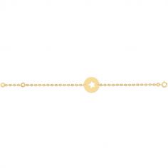Bracelet enfant étoile personnalisable (or jaune 750°)