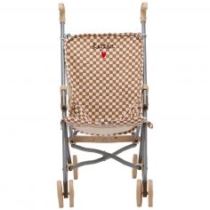 Poussette pour poupée Gaze Damier (personnalisable) - Atelier Wagram
