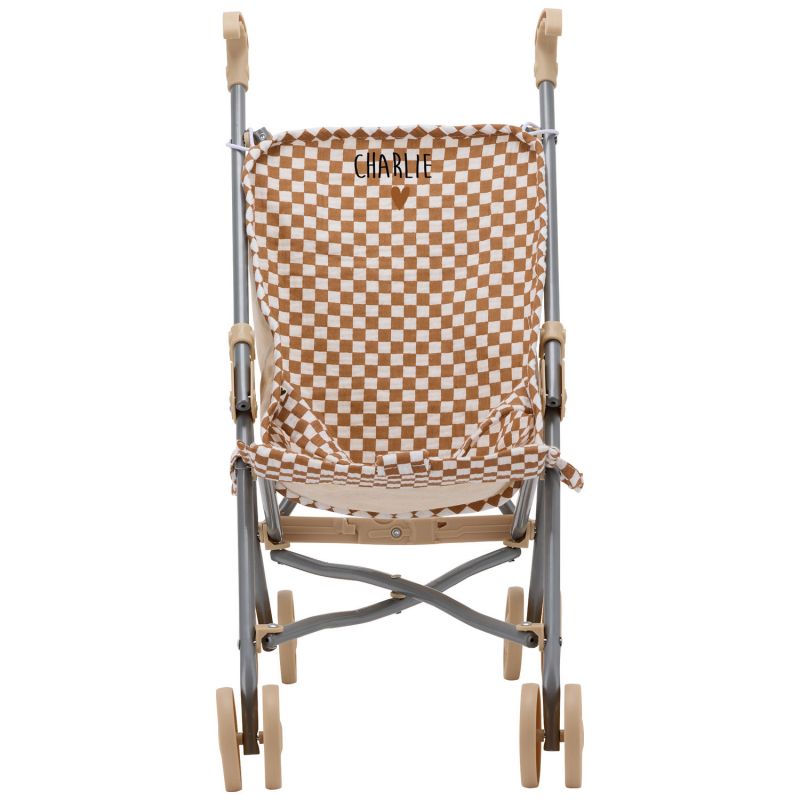 Poussette pour poupée Gaze Damier (personnalisable) Atelier Wagram Produit 5