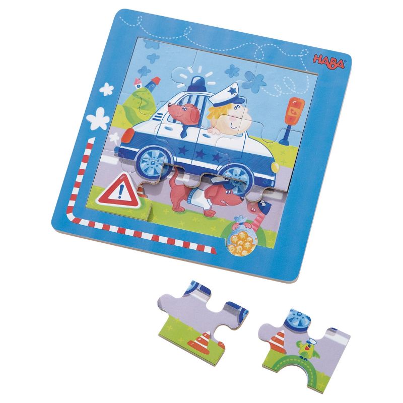 Puzzle Police (9 pièces) Haba