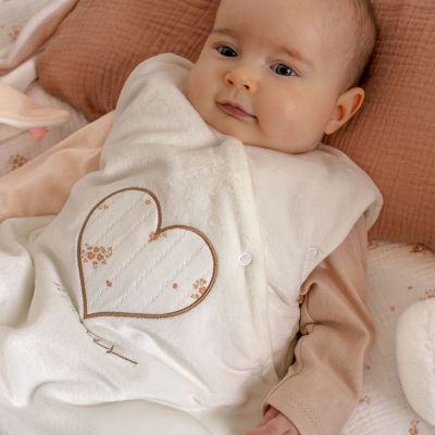 Gigoteuse chaude en Veloudoux Fleurs d'Antan (50 cm)