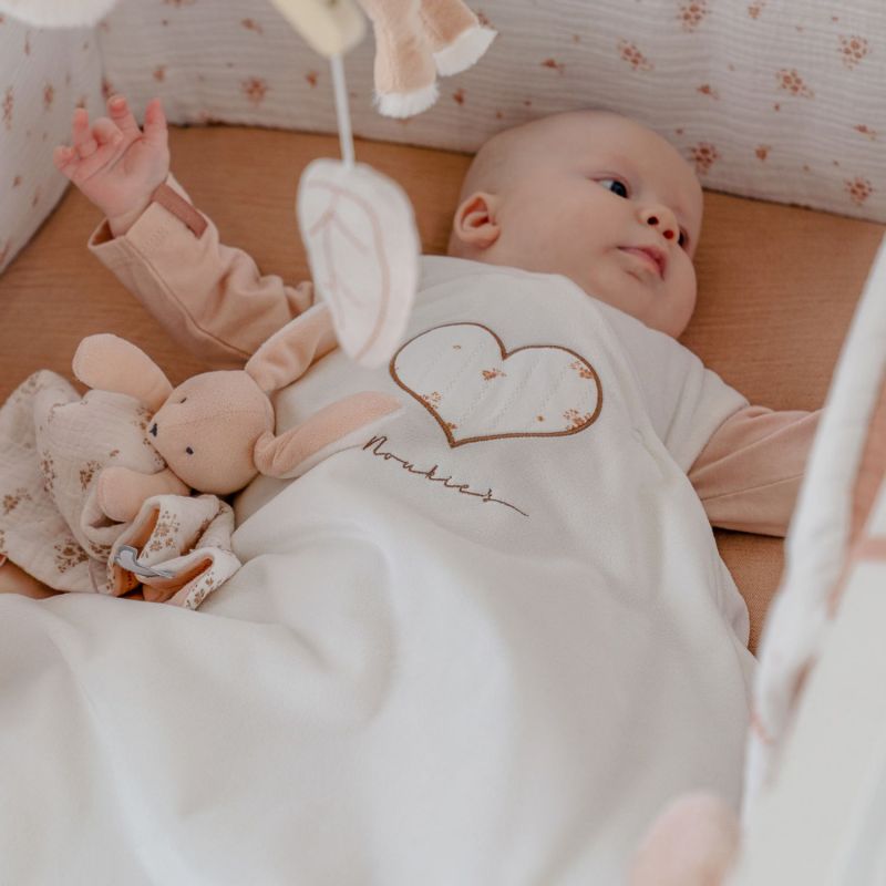 Gigoteuse chaude en Veloudoux Fleurs d'Antan (50 cm) Noukie's Produit 9