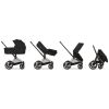 Duo PRIAM 2026 Poussette tout-terrain avec nacelle pliable et Châssis Matt Black Coconut Brown Cybex Produit 6