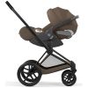 Duo PRIAM 2026 Poussette tout-terrain avec nacelle pliable et Châssis Matt Black Coconut Brown Cybex Produit 8